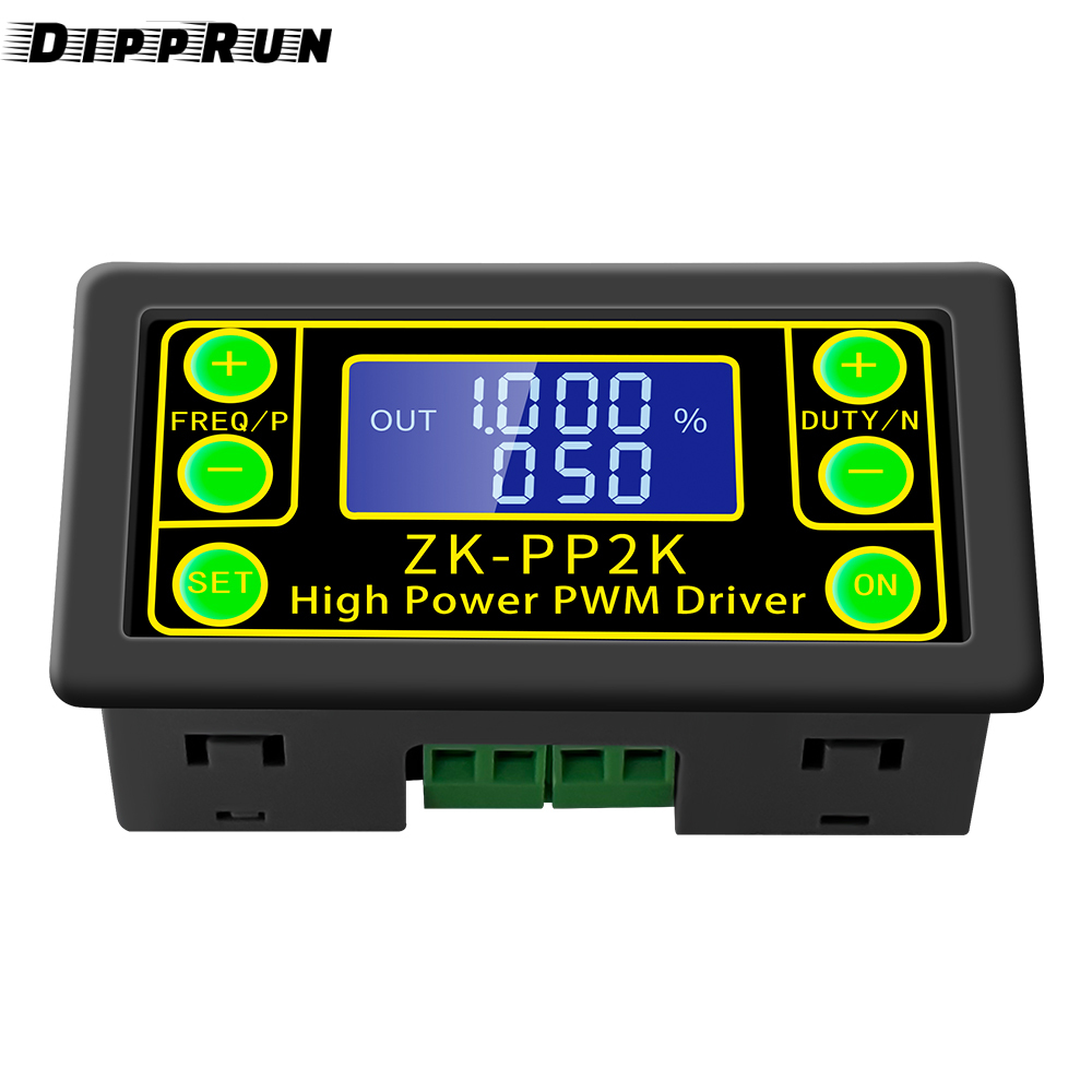 Dipprun ZK-PP2K PWM tần số xung mô-đun có thể điều chỉnh chu kỳ xung sóng vuông hình chữ nhật sóng tín hiệu Chức năng Máy phát điện cho Arduino DIY PWM mô-đun phát tín hiệu