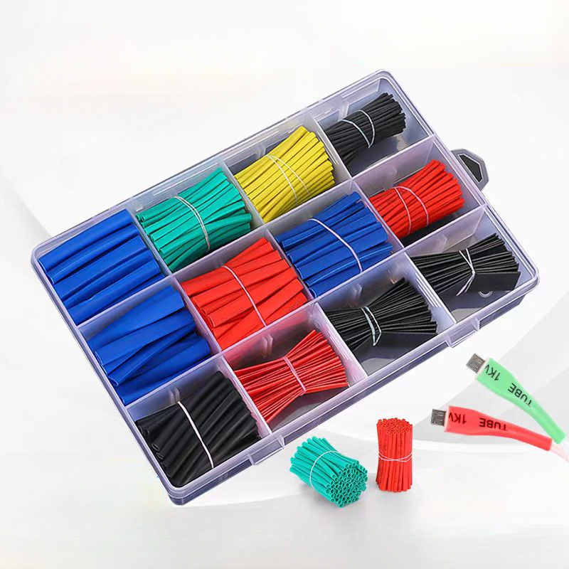 Ống Co Nhiệt 2 Lần Cách Nhiệt Màu Đóng Hộp Bagged Ống Co Nhiệt Cáp Dữ Liệu Bảo Vệ Dây