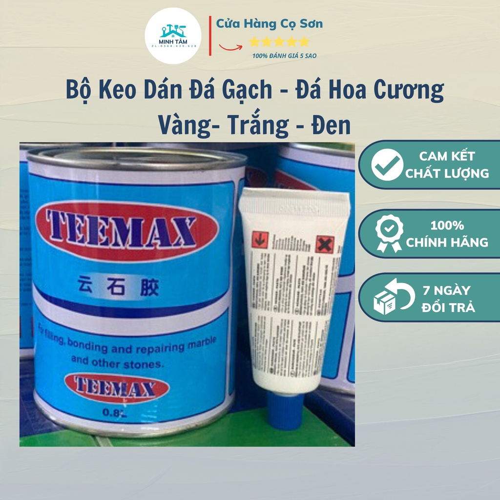 Bộ Keo Dán Đá Gạch -  Đá Hoa Cương TEEMAX 0.8ML