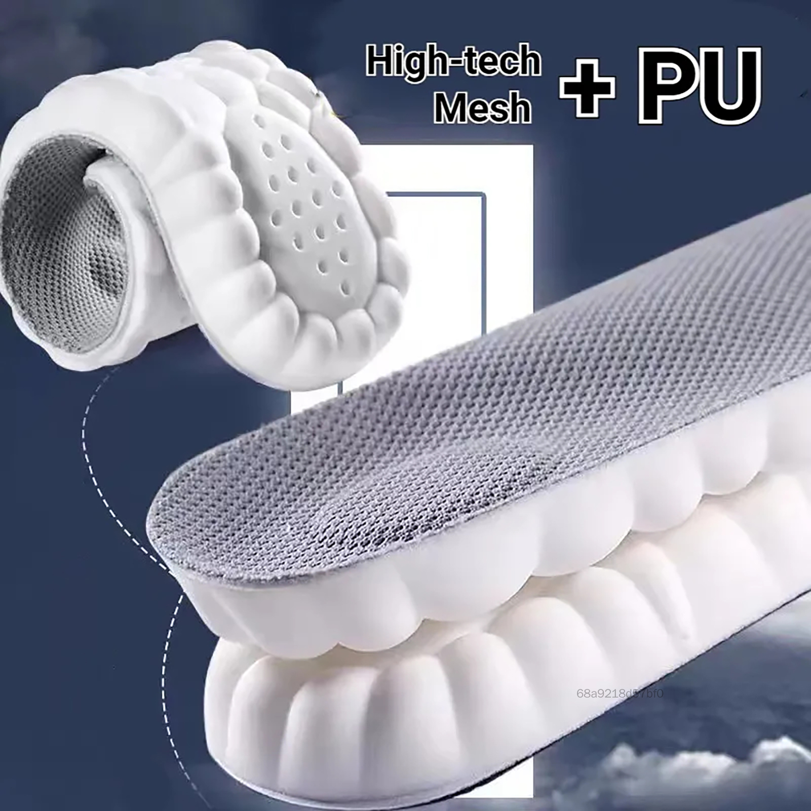 Giày massage 4D đế bằng đệm thể thao siêu mềm có đệm thoáng khí cho bàn chân chạy giày giỏ 5LA-zlz-VN - 3