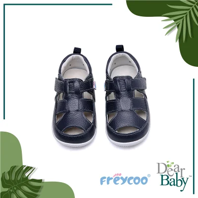 Freycoo - Navy Jules Flexi-Sole Toddler Shoes