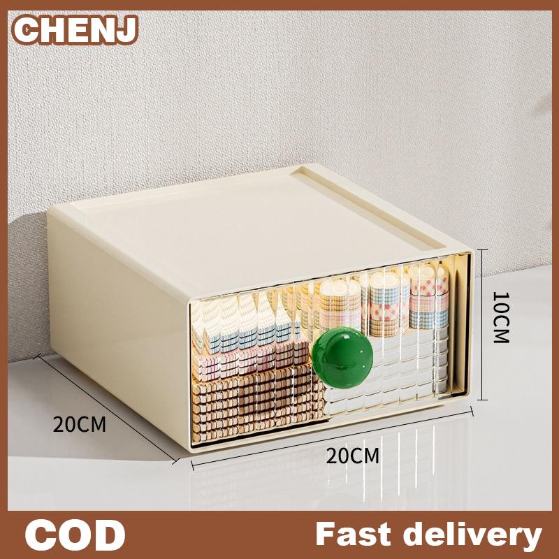 CHENJ Ngăn kéo máy tính để bàn Tổ Chức hộp lưu trữ văn phòng nhiều tầng bàn tổ chức cho văn phòng phẩm chống bụi giữ tập tin cho sinh viên