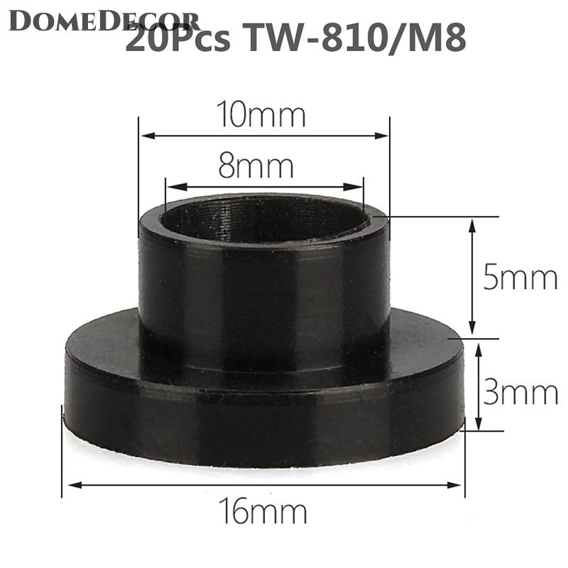 DomeDecor 5/10/20/50/100 cái miếng đệm bán dẫn bằng nylon vít M3 M4 M5 M6 M8 M10 M12 M14 M16 miếng đ