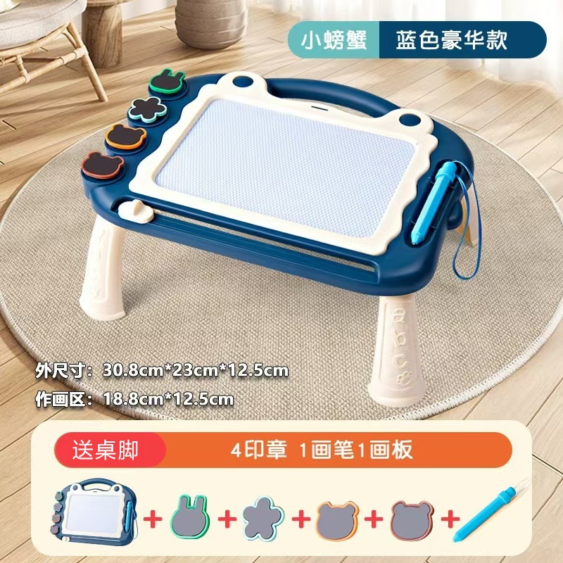 Toys Drawing board table Learning Toys Meja Kids Magnetic Education Toys [Ready Stock] Mainan Melukis 2 Colours Meja Education Toys
