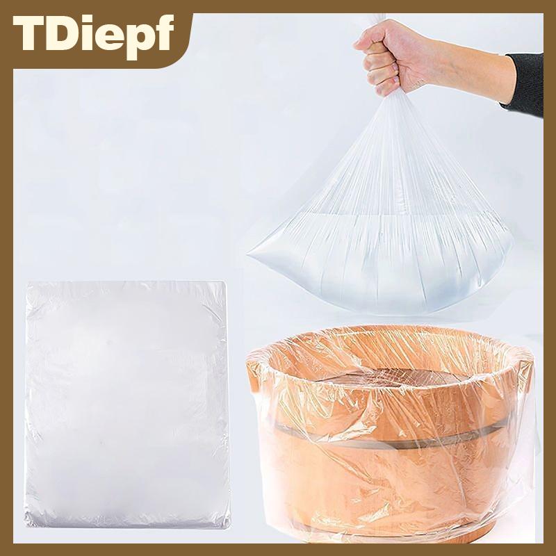 TDiepf 80pcs Disposable Foot Tub Liners Bath Basin Bags For Feet Pedicure Spa Skin Care Foot Detox SPA Heat Preservation Cover Sanitary