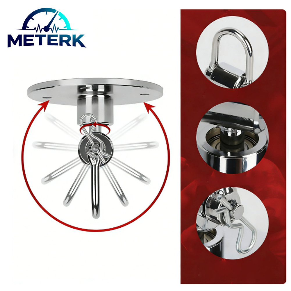 Meterk Túi tốc độ bằng da PU màu đen Túi đục lỗ tốc độ có móc xoay 360 độ và máy bơm hơi để tập luyện