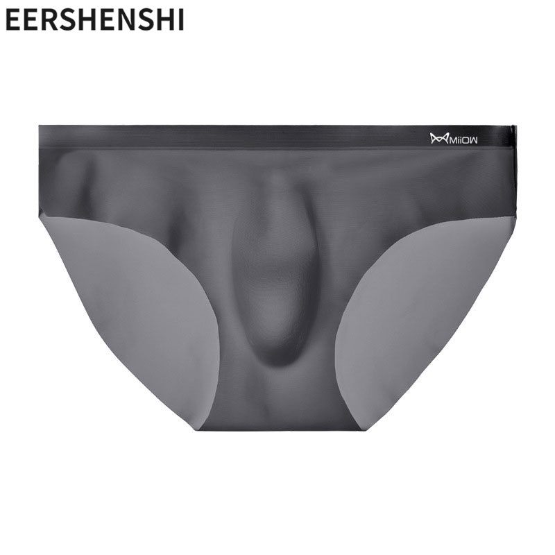 EERSHENSHI |  Men's underwear Ice silk seamless briefs summer breathable quick-drying shorts transparent ultra-thin sexy men's underpants - ยี่ห้อ EERSHENSHI ราคา 85 บาท*ส่งฟรี