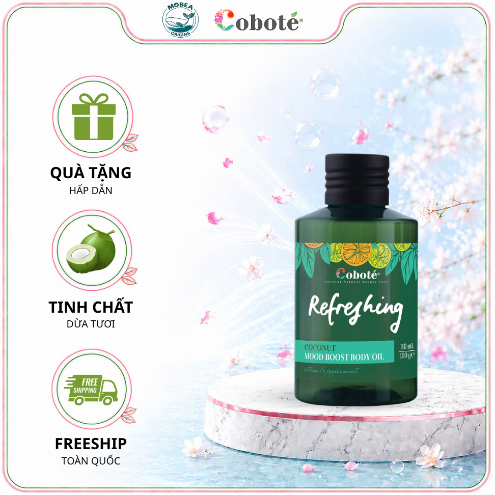 Dầu dưỡng thể thư giãn mood boost oil thấm nhanh tức thì, không nhờn rít 50ml/110ml