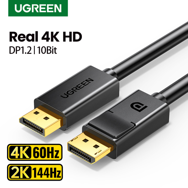 UGREEN DP to DP Cable 4K 60Hz UHD DisplayPort Male to Male Monitor Video Cable Compatible with 1080P Full HD for PC Host, HP Laptop, Graphics Card and All Your DP Enabled Devices Singapore