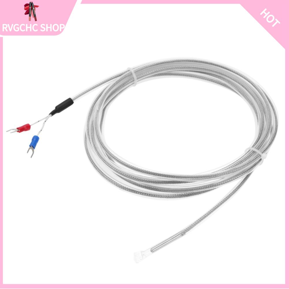 RVGCHC SHOP 2 dây Cặp nhiệt điện loại K 0~200 ° C PTFE Đầu dò nhiệt điện Sản xuất Chống thấm nước Đầu dò cảm biến nhiệt độ Bộ điều khiển nhiệt độ