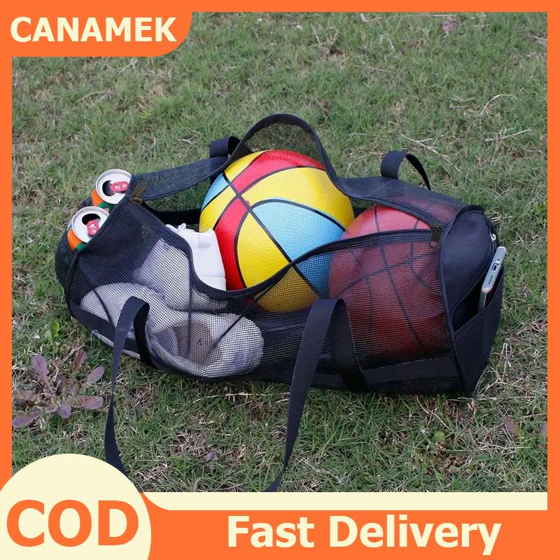 CANAMEK Đen Yoga Pad tàu sân bay Túi Bóng Rổ Bóng chuyền Túi thể thao thể dục lưu trữ túi lưới Pilates và thể hình Thể Thao Túi