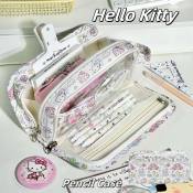 Hello Kitty Multi-layer Pencil Case - Cute Storage Bag