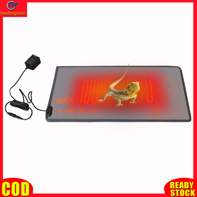Reptile Heating Pad With Adapter, Under Tank Heat Pad, Waterproof Pet Heating Pad For Reptiles Tortoise Snakes Lizard Gecko Hermit Crab Turtle Amphibians ราคา 830 บาท*ส่งฟรี