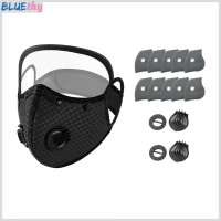 Face Coverage Mask Dust Mask with Filter Reusable Cycling Face Mask with Carbon Filter Breathing Valve Dustproof Lightweight Outdoor Riding Mask with Goggles – Protective Shield for Motorcycle