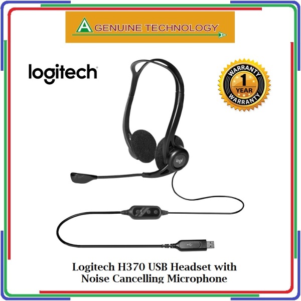 Logitech H370 USB Headset with Noise Cancelling Mic - 981-000710 Singapore