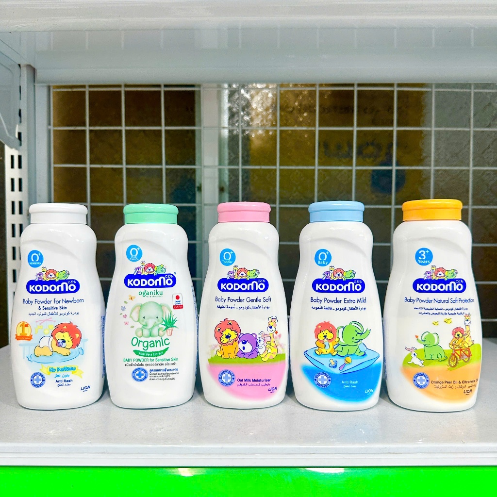 Phấn Rôm em bé KODOMO Thái Lan 180gram Baby Powder Ngừa rôm sảy, An Toàn Mùi Dịu Nhẹ Cho Bé Bebi123shop