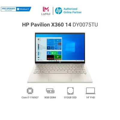 Laptop HP Pavilion X360 14-dy0075TU 46L93PA i7-1165G7 | 8GB RAM | 512GB SSD | 14 FHD Cảm ứng | Win 11