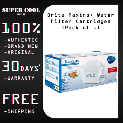 Brita Maxtra+ Water Filter Cartridges (Pack of 6)