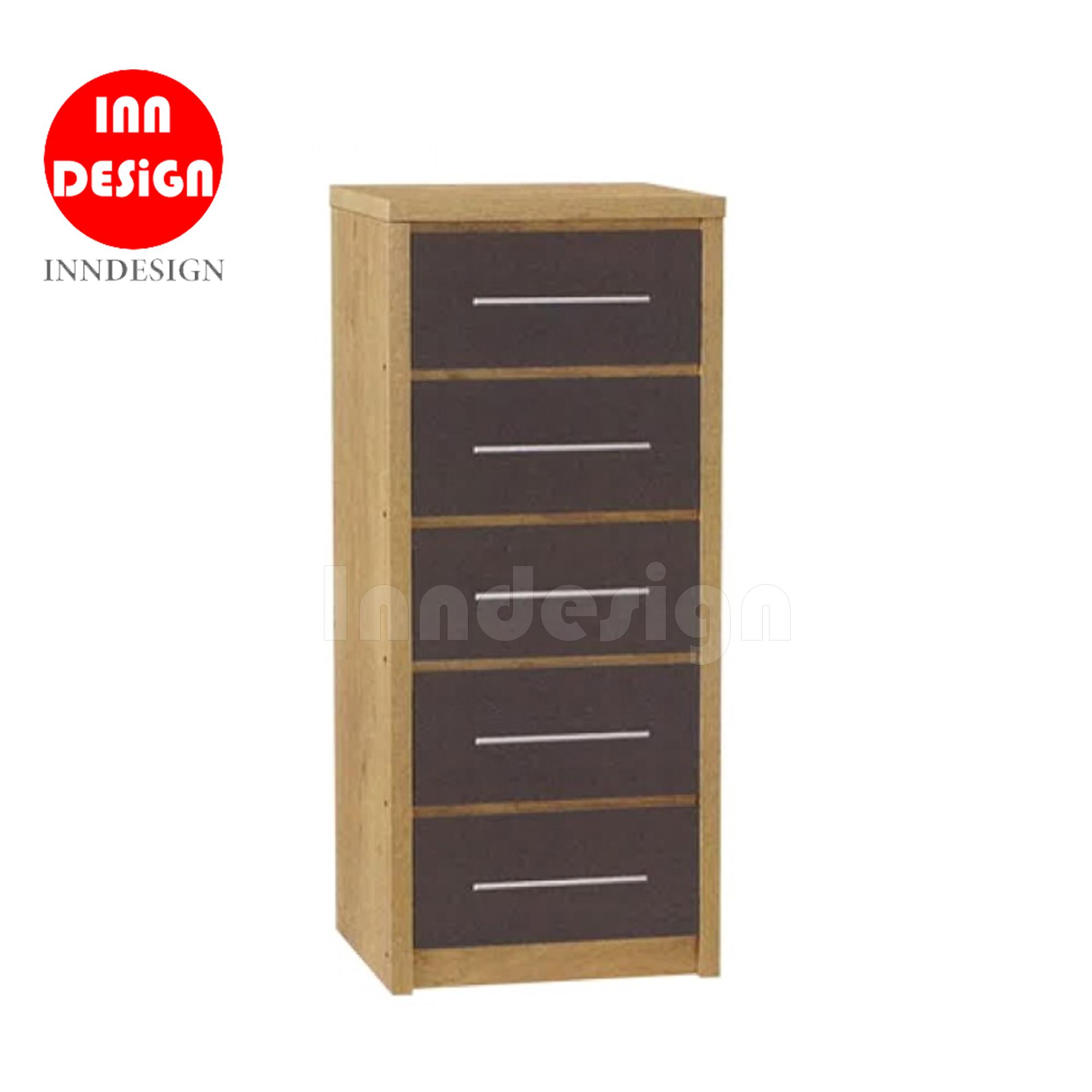 Hatta Chest of 5 Drawer (Free Delivery and Installation) - 3 Colours Available