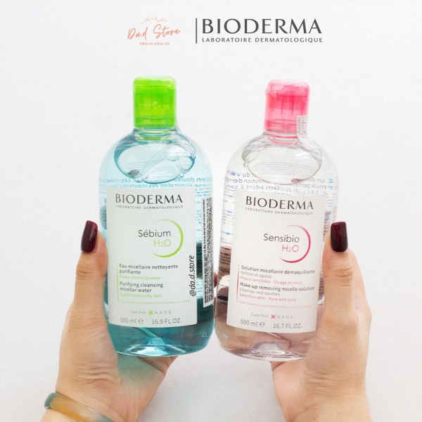 Dung dịch làm sạch và tẩy trang công nghệ Micellar Bioderma Sensibio H2O 500ml giá rẻ