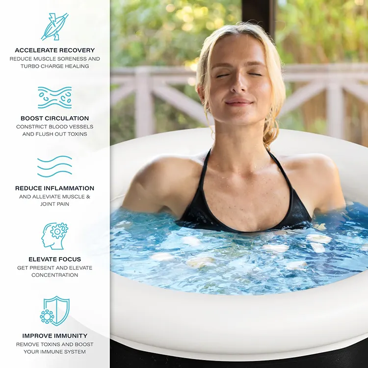 Bath Barrel Adult Foldable Bath Barrel Household Bathtub Thickened Full Body Large Size Can Sit Bathtub Female Bathtub