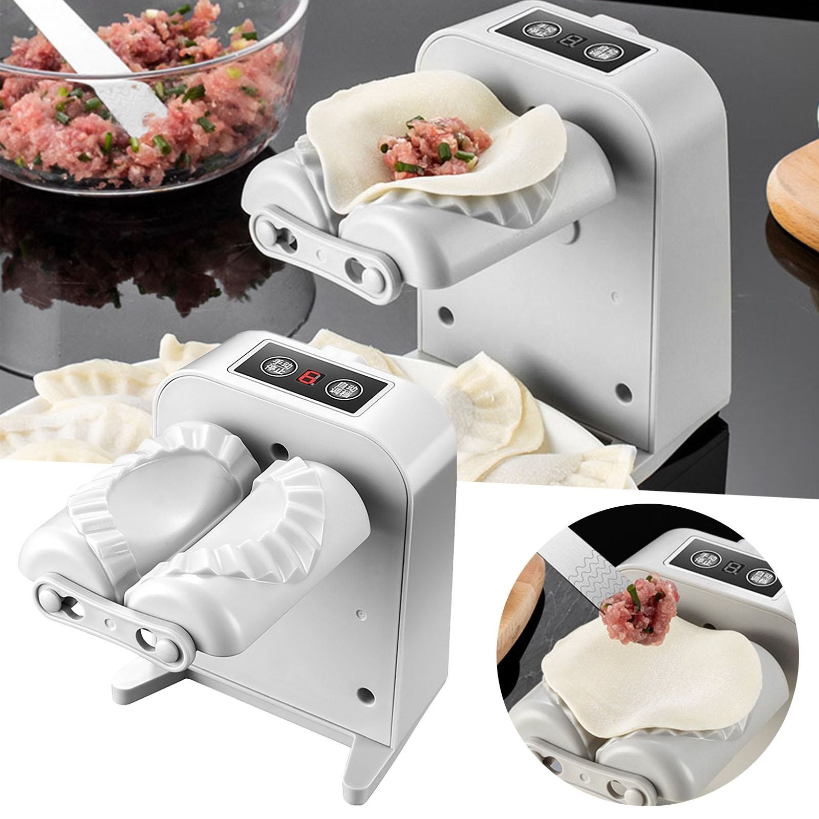 Nhà Thông Minh Thiết Bị Vòng Brilliant Nhà Thông Minh Điều Khiển Mới Tự Động Điện Khuôn làm bánh hấp Khuôn Máy Nhanh Chóng Bánh Bao công cụ làm Nhà Bếp acutomatic Bánh Bao Hình Thành Trong Một Thứ Hai Máy Khuôn bánh bao Cho Nhà