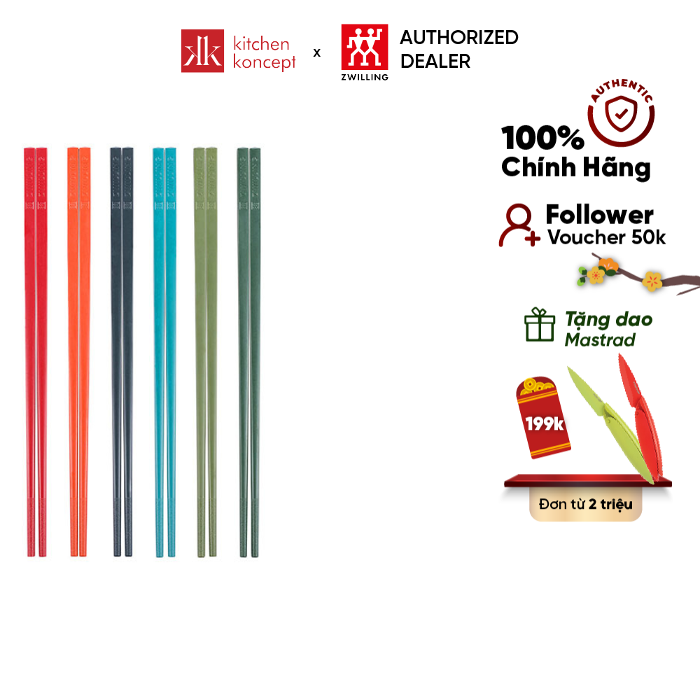 ZWILLING - Bộ Đũa Ăn - 6 Cặp