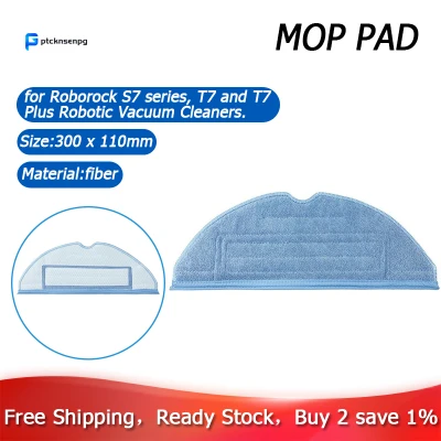 【In Stock】【Free Shpping】Replacement Mops Rag Cloths Mop Pads for Roborock S7 Vacuum Cleaner Sweeper Accessories，roborock s7 accessories，roborock s7，roborock s7 mop