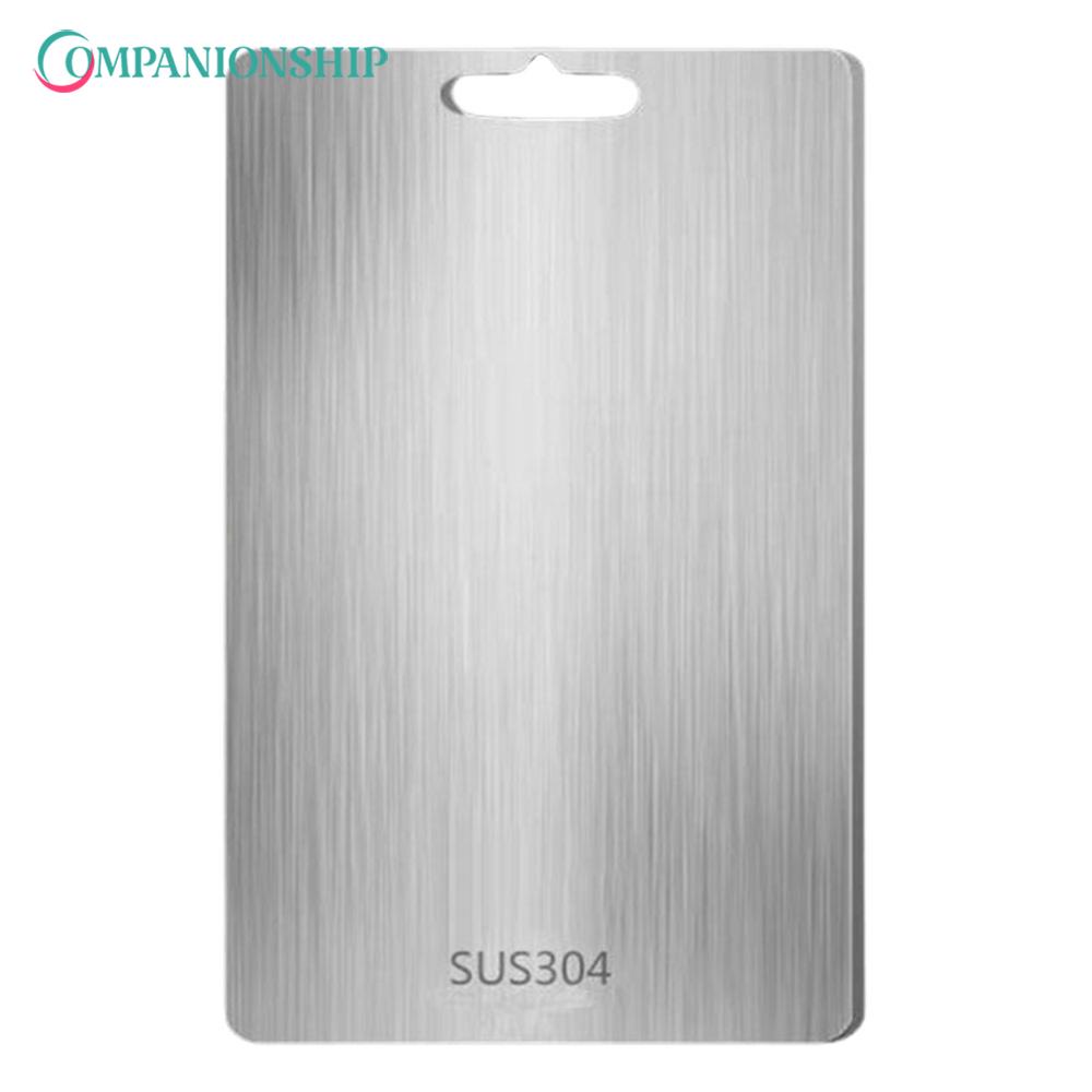Stainless Steel Cutting Board Double Sided Thickened Chopping Board (29x20cm) ราคา 1,383 บาท*ส่งฟรี