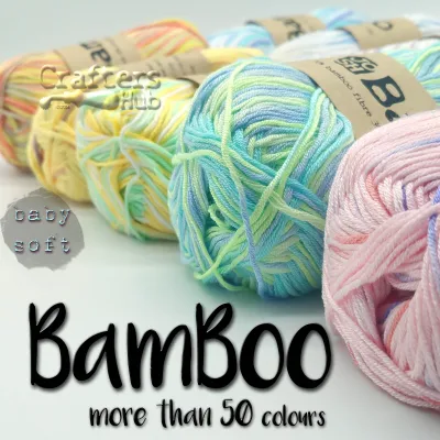 Super soft Bamboo yarn (50g) **Min order 2 items**