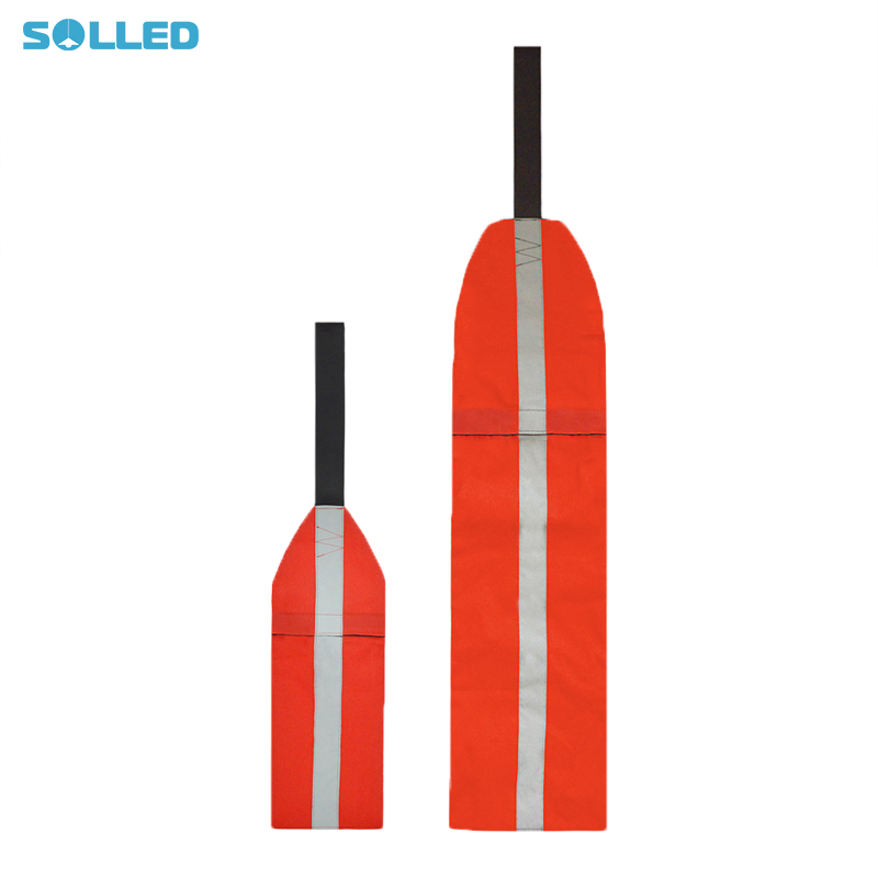 Safety Travel Flag For Kayak Canoe Red Warning Flag With Webbing For Kayak SUP Towing Canoes Truck Safety Accessories Kit ราคา 89 บาท*ส่งฟรี