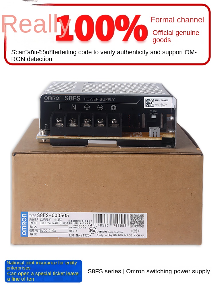 Nguồn Switching Omron S8FS-C Chính Hãng, 15W-350W, DC 24V - Ổn Định Cao, S8FS-C03524, C05024, C10024, C15024, C35024 - C05024J_2.2A/50W