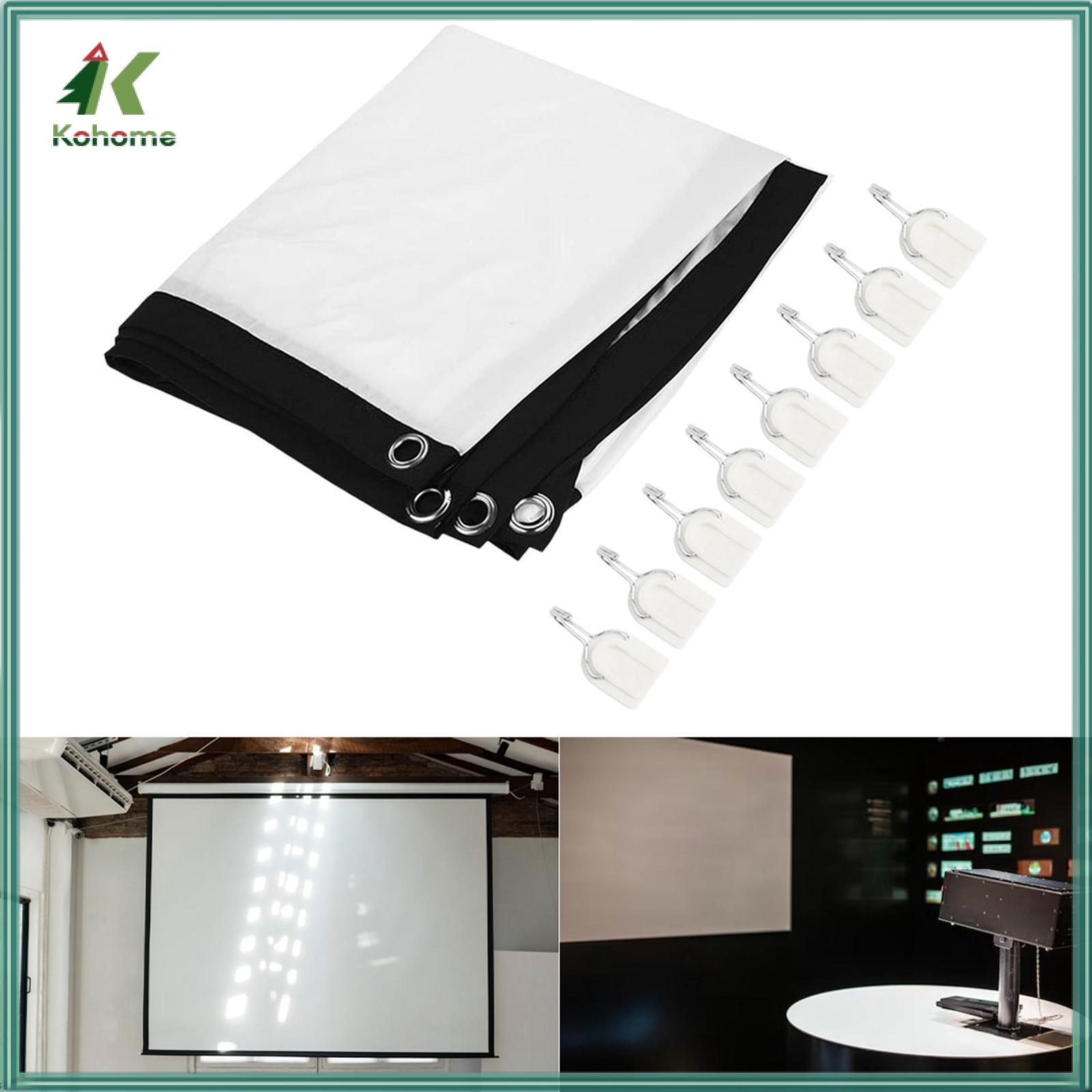 Kohome 16:9 Màn hình máy chiếu có thể gập lại cho 84inch với 6 móc