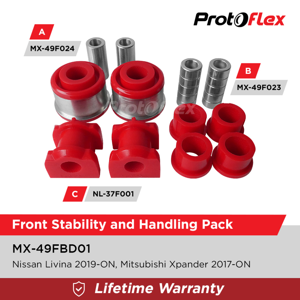 Protoflex Front Stability & Handling Pack for Xpander Livina Harga 1,400,000 rupiah*Gratis Ongkir