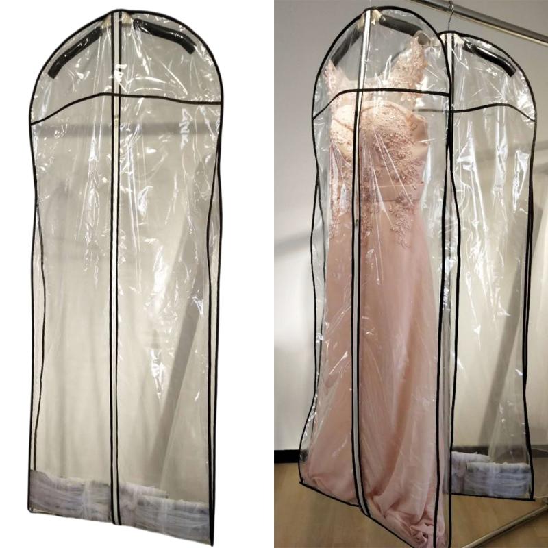 Bảo vệ PVC Wedding Dress bag cho cô dâu và các nhiếp ảnh gia giữ áo an toàn từ chống bụi cho dịp khác nhau