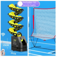 CLARO 2-in-1 Training Ball Throwing Machine Automatic Pickleball  Tennis Ball Ball Serve Machine Portable Adjustable Height Tennis Accessories