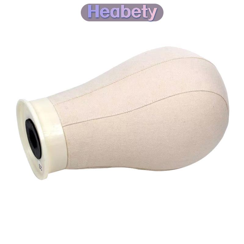 Heabety หัวหุ่นบล็อกทำจากผ้าใบขนาด22นิ้วสำหรับทำวิกผมที่แข็งแรงขาตั้งสำหรับแสดงการออกแบบร้านทำผม ราคา 135 บาท*ส่งฟรี