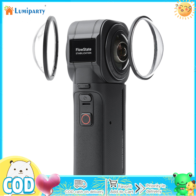Panoramic Lens Protector Film Dustproof Anti-bump Protective Cover Compatible For Insta360 One Rs 1-Inch