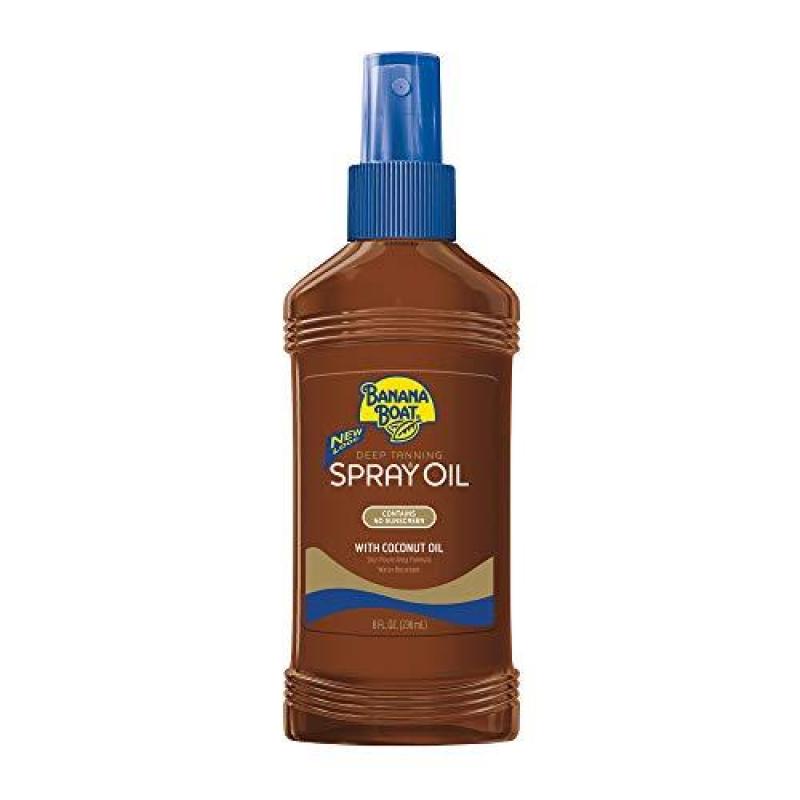 Buy Banana Boat Deep Tanning Oil Spray with Carrot and Banana Extracts - 8 Ounce (Pack of 3) Singapore