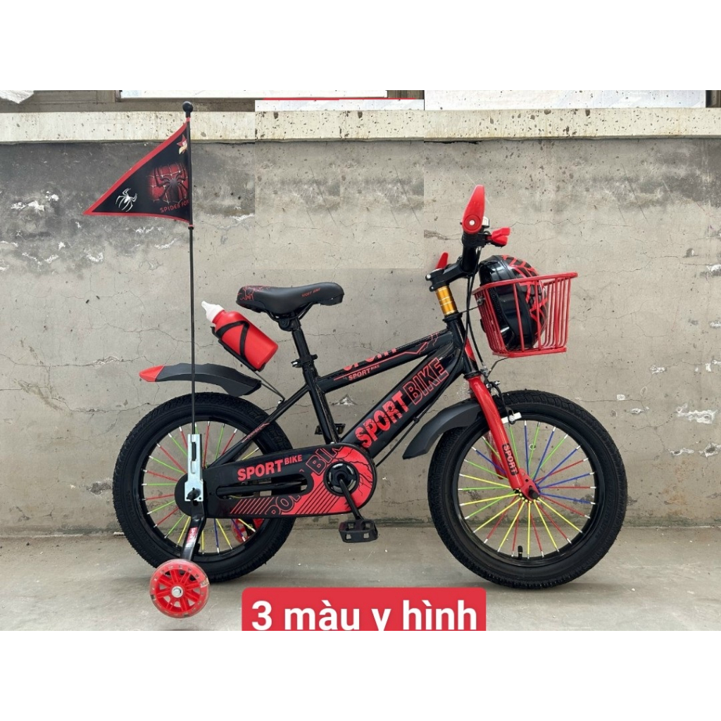 Xe đạp thể thao cho bé từ 3-6 tuổi size 12-14 inch