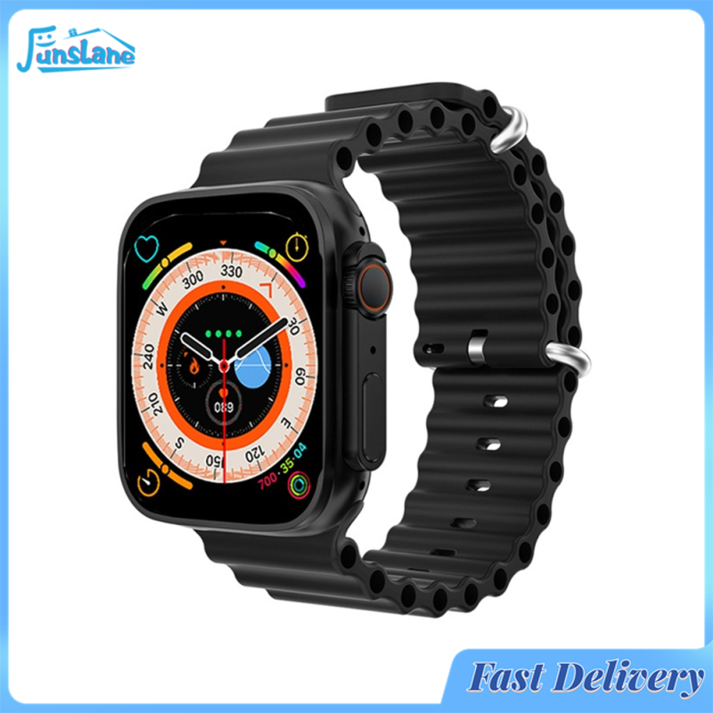 FunsLane T900 Ultra Men Women Smart Watches 2.09" HD Large Screen Fitness Tracker Heart Rate Sleep Monitor Waterproof Smartwatch ราคา 212 บาท*ส่งฟรี