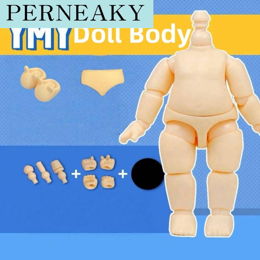 PERNEAKY ออบิสึ11 Ymy BODY แต่งตัวขึ้น ข้อต่อหลายข้อ ตุ๊กตาโมเดล BJD ของเล่นเด็กเล่น ผิวขาว ตัว GSC ขนาดเล็ก อุปกรณ์เสริมตุ๊กตา ราคา 542 บาท*ส่งฟรี