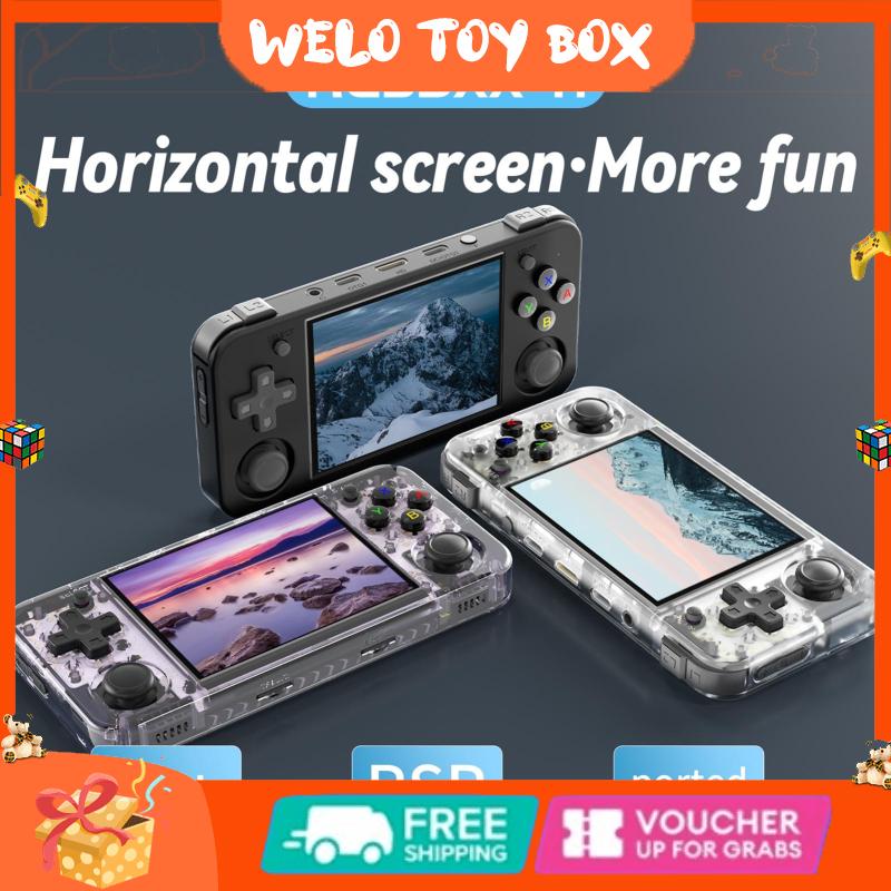 Hot Sales RG35XX H Handheld Game Console 3.5-Inch Screen Game Console 3300mAH Battery Rechargeable Video Game Console ราคา 3,155 บาท*ส่งฟรี