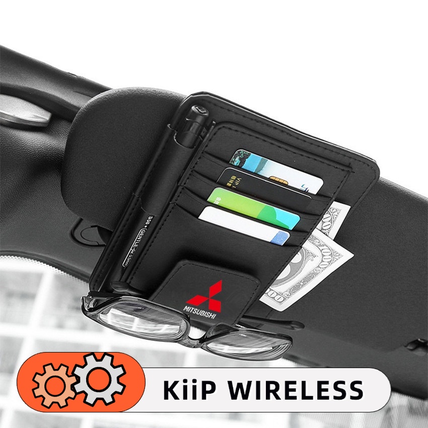 Card Holder Mobil Dompet Kartu Visor Mobil Pemegang Kartu Klip Kacamata Persediaan Penyimpanan Mobil fits with Mitsubishi Suzuki Toyota Honda Organizer Sunvisor Harga 59,000 rupiah*Gratis Ongkir