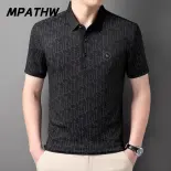 MPATHW  Áo thun polo tay ngắn nam mới, phong cách kinh doanh, phù hợp cho mùa hè