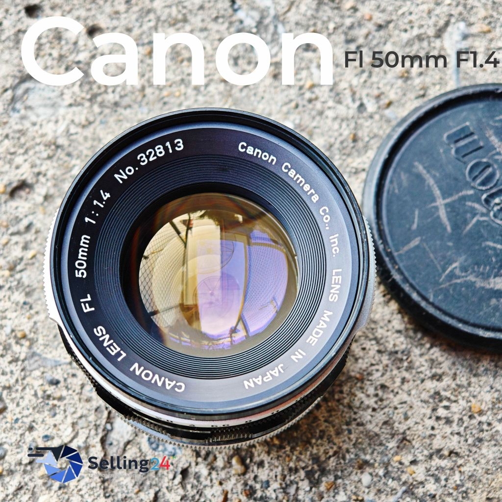 Canon Lens FL 50mm f1.4(16) Standard Mount FL FD Excellent ราคา 2,330 บาท*ส่งฟรี