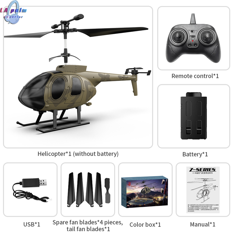 2023New MD800 Remote Control Helicopter 3.5 CH RC Helicopters With Gyro