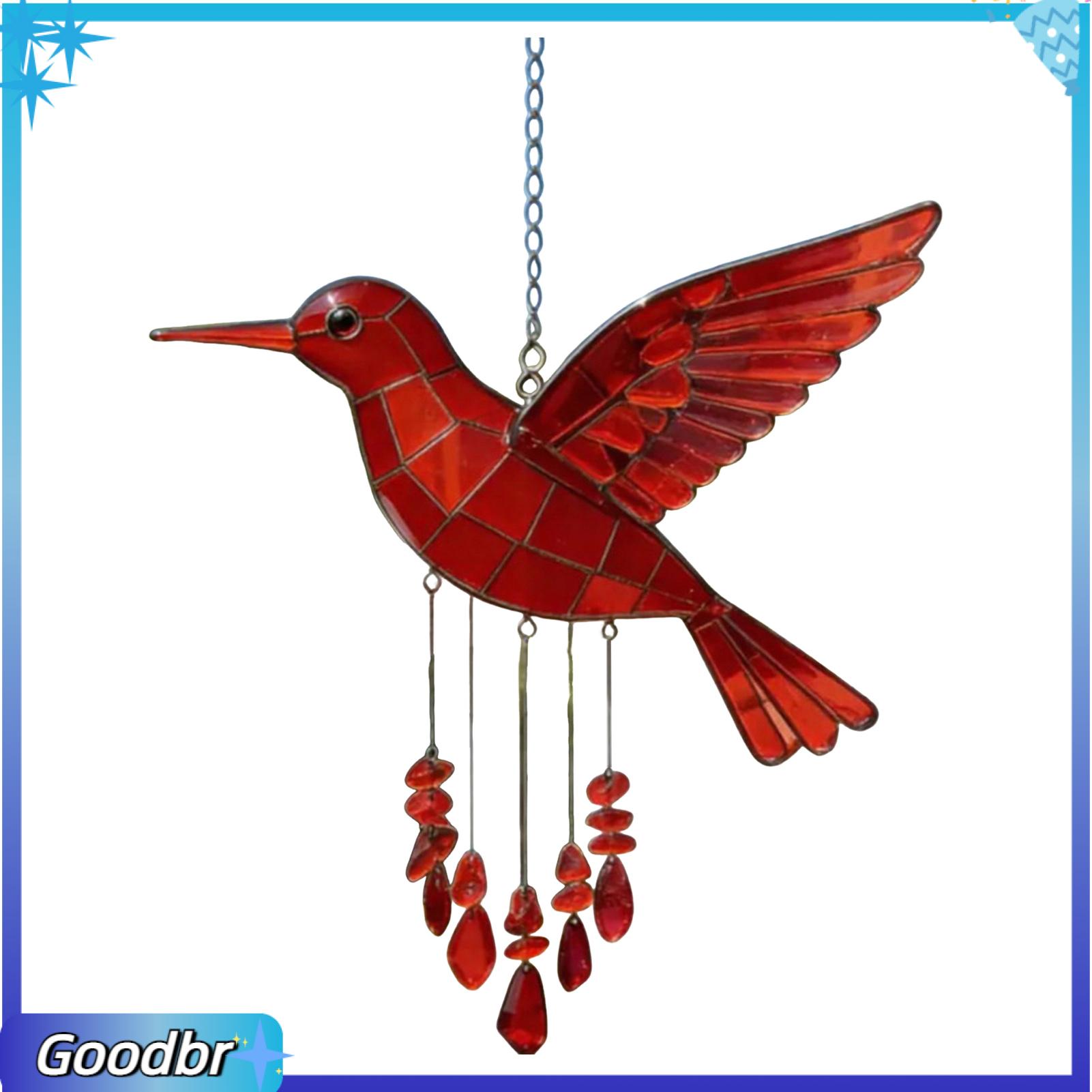 Goodbro Birthday Party Decoration Vibrant Color Wind Chime Bird Wind Chime with Colorful Sea Glass – Weather-resistant Outdoor Home Decoration Soothing Peaceful Sounds for Garden Patio Balcony – for Homes - Thương hiệu OEM Giá 189,746 Đồng*Miễn phí vận chuyển