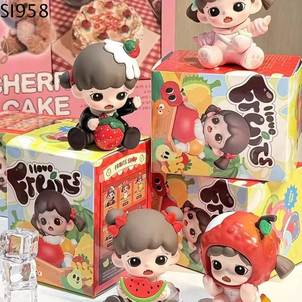 SI958 I Love Fruits Series Mô hình zoraa cho bé Dễ thương Hoạt hình Búp bê zoraa cho bé Mini Sưu tập