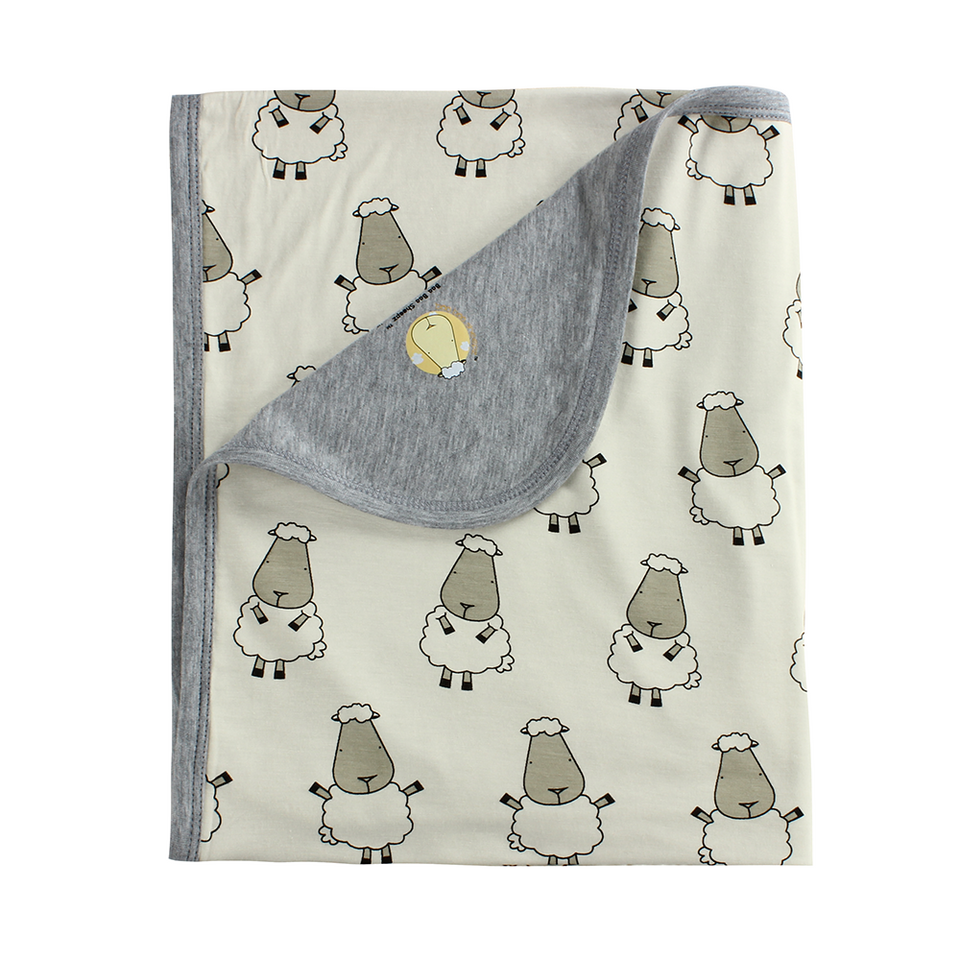 Double Layer Blanket Big Sheepz Yellow -36M